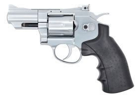 Hwasan Co2 Revolver 2.5inch (Full Metal - Silver)