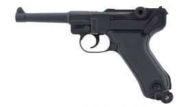Hwasan Co2 Pistol P08 (Full Metal - Black)