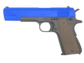 Golden Eagle 1911A1 Gas Blowback Pistol (Metal -3305) (Blue)