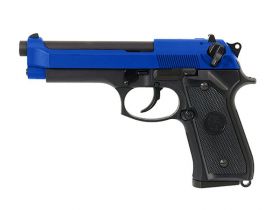 LS M9 Gas Blowback Pistol (Blue - GGB-9606)