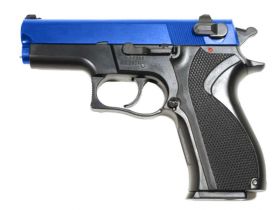 LS M84 Gas Heavy Non-Blowback Pistol (Blue- GGH-9501)