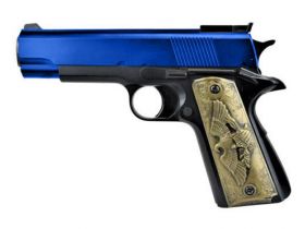 HFC 1911 Gas Pistol (Non-Blowback - HG-123B - Pre-Two Tone Blue)