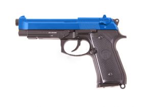 KJWorks M9 A1 Gas Blowback Pistol (Full Metal - Blue)