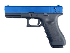 Army 18 Series Gas Blowback Pistol (Metal Slide - Polymer Body - Fully Auto - R18) Blue