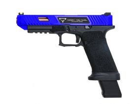 EMG x TTI 34 Series Custom Combat Master Slide with OMEGA Frame pistol (Gas - Blue- By APS - 102068)