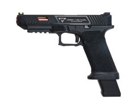 EMG x TTI 34 Series Custom Combat Master Slide with OMEGA Frame pistol (Gas - Black - By APS - 102068)