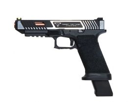 EMG x TTI 34 Series Custom Combat Master Slide with OMEGA Frame pistol (Gas - Dual Tone - By APS - 102070)