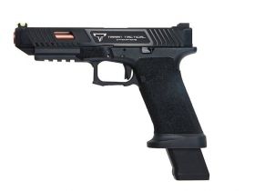 EMG x TTI 34 Series Custom Combat Master Slide with OMEGA Frame pistol (Co2 - Black - By APS - 31132)