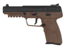FN Herstal FN57 Gas Blowback Pistol (Polymer Slide and Body - Cybergun - Tan/Black - 200524)