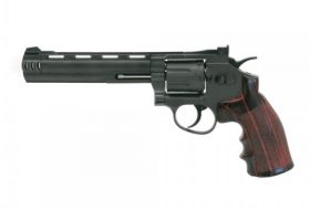 Win Gun 6" Co2 Revolver (Black - C704)