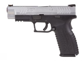 Springfield Armory XDM 4.5 Gas Blowback Pistol (by WE - Silver/Black - SA-XDM45GBB6-SB)