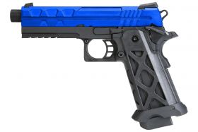 KLI Tartarus MKII Gas Blowback Pistol (Black - GB-0762X-EX - BLUE)
