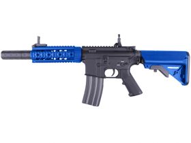 Cyma M4 AEG (Inbuilt Silencer - Black - CM513 - Blue)