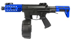Classic Army PX9 X9 AEG SMG (With Drum Magazine - ENF010P-1 - BLUE)