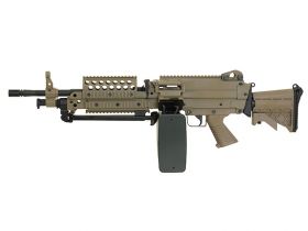 A&K MK46 MOD 0 (M249) Support Rifle (Tan - AK-249-MK46-P)
