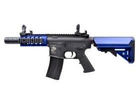 D|Boys M4 5" with Inbuilt Silencer AEG (Polymer - 1171) (Blue)