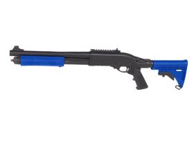 Golden Eagle M870 RAS Tri-Shot Gas Pump Action Shotgun (Short -M8871 - V2) (Blue)