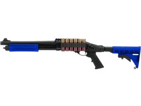 Golden Eagle M870 Tri-Shot Gas Pump Action Shotgun (Medium -M8873) (Blue)