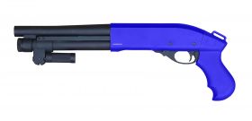 Golden Eagle M870 Tri-Shot Gas Pump Action Shotgun (Short -M8876) (Blue)