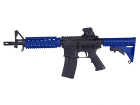 Golden Eagle M4 RIS CQB Gas Blowback Rifle (Metal -MC6624M) (Blue)