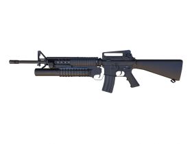 Double Bell M16A4 with Grenade Launcher (Full Metal - Black - 055+)