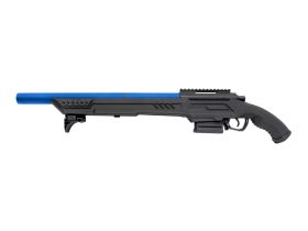 Action Army AAC T11 Spring Sniper System (Short - Full Stock - Blue- AAC T11