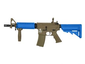 Lancer Tactical M4 LT-02 CQBR AEG Rifle (Inc. Battery and Smart Charger - Blue)