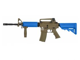 Lancer Tactical M4 LT-04 Gen 2 RIS Carbine AEG Rifle (Inc. Battery and Smart Charger - Blue)