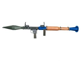Arrow Dynamics RPG-7 Rocket Launcher (40mm - Real Wood) - Blue