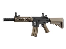 Lancer Tactical M4 LT-15 Gen2 AEG Rifle (Inc. Battery and Smart Charger - Tan - V2)