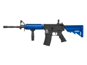 Lancer Tactical M4 LT-04 Gen 2 RIS Carbine AEG Rifle (Inc. Battery and Smart Charger - Blue - V2)