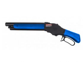 Golden Eagle M1887 Short Gas Shell Ejecting Shot Gun (Faux Wood - 8701 - Blue)