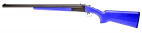 Mad Max Double Barrel Shotgun (Long - Fixed Hard Real Wood Stock - BLUE)
