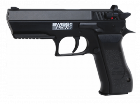 Swiss Arms 941 4.5mm/.177 Co2 Non-Blowback Pistol (Black - Cybergun - 288014)