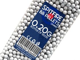 Spitfire BB Pellets 0.20g (5000 Bottle - White)