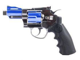 SRC 2.5" Titan Co2 Revolver (Full Metal - COR-803SX - Silver/Blue)