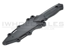 KNV-TD018-BK Rubber Knife with Hard Holster (Black) (KNV-TD018-BK)