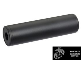 ACM Marine Silencer (14mm Thread - 130mmx35mm - Black)