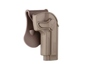 Amomax ROT360 Series Holster for Series M9 Pistol (Polymer - Right - Tan)