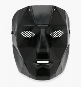 ACM Costume Face Mask (Abstract  - Soft Black Mask)