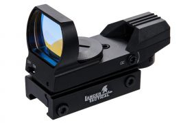 Lancer Tactical Red/Green Wide Angle Dot Scope (Multi-Reticle - Black)