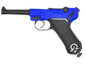HFC Co2 Pistol P08 (Full Metal - Blue)