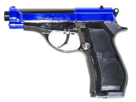HFC M84 Co2 Pistol (Full Metal  - Silver/Bronze - BLUE)