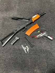 JG AKS74U Electric Blowback - missing stock catch and in bits