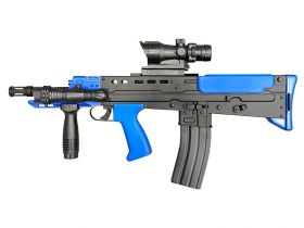 Vigor L86A2 Spring Rifle with Torch and Red Dot Sight (Blue - L86A2)