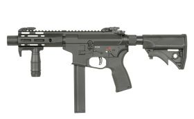 Cyma Platinum 9mm Rapid Strike AEG Carbine (SMG - Black - CM106A)