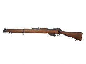 Double Bell Lee Enfield No.1 MK III Shell Ejecting Sniper Rifle (Real Wood - Spring Powered - 106)