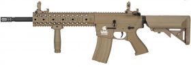Lancer Tactical M4  LT-12 Gen 2 EVO RIS Carbine AEG Rifle (Inc. Battery and Smart Charger - Tan)