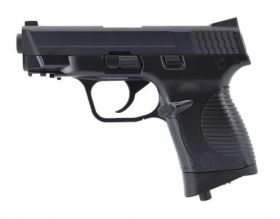 Hwasan Small M&P Co2 Non-Blowback Pistol (4.5mm/.177 - Full Metal - Black)