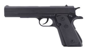 Hwasan M1911 Co2 Non-Blowback Pistol (4.5mm/.177 - Full Metal - Black)